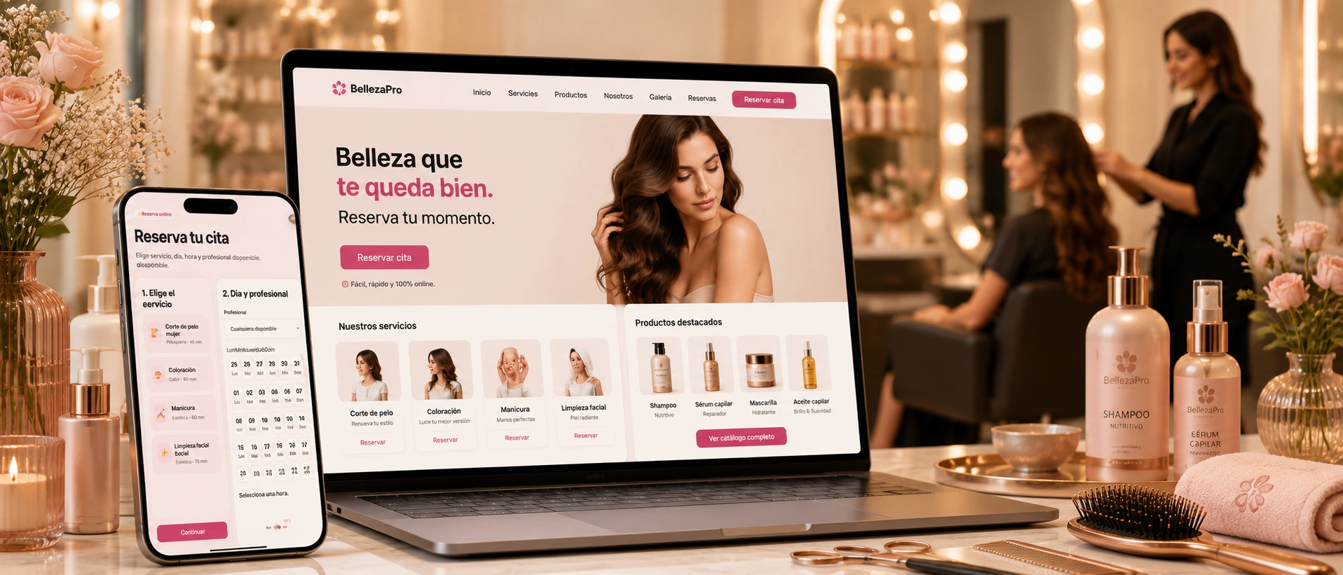 Tienda Online y citas para peluquerias y esteticas